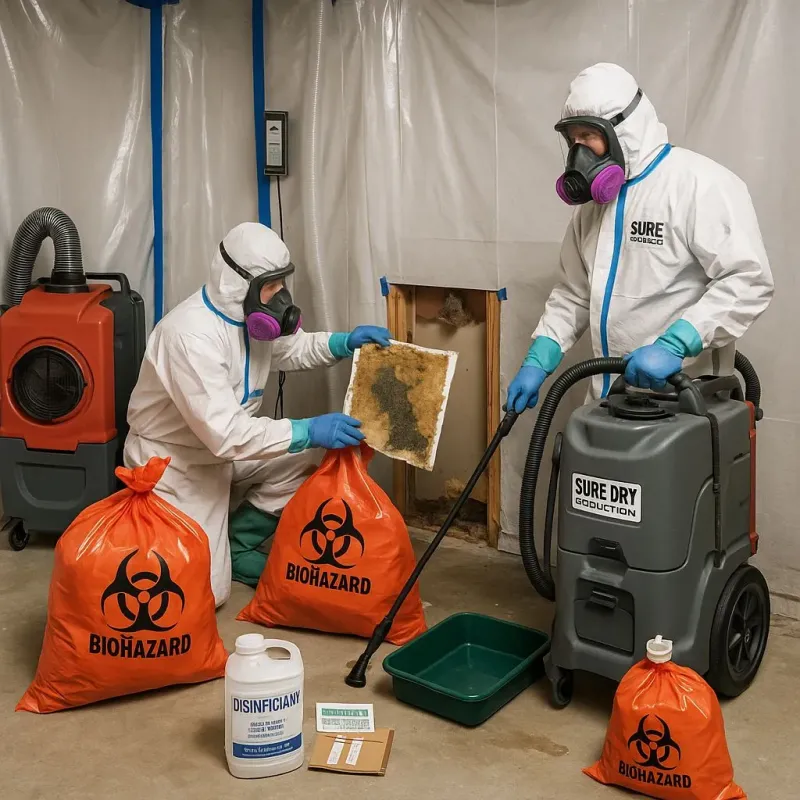 Contaminated Water Handling Protocols process in Montegut, LA